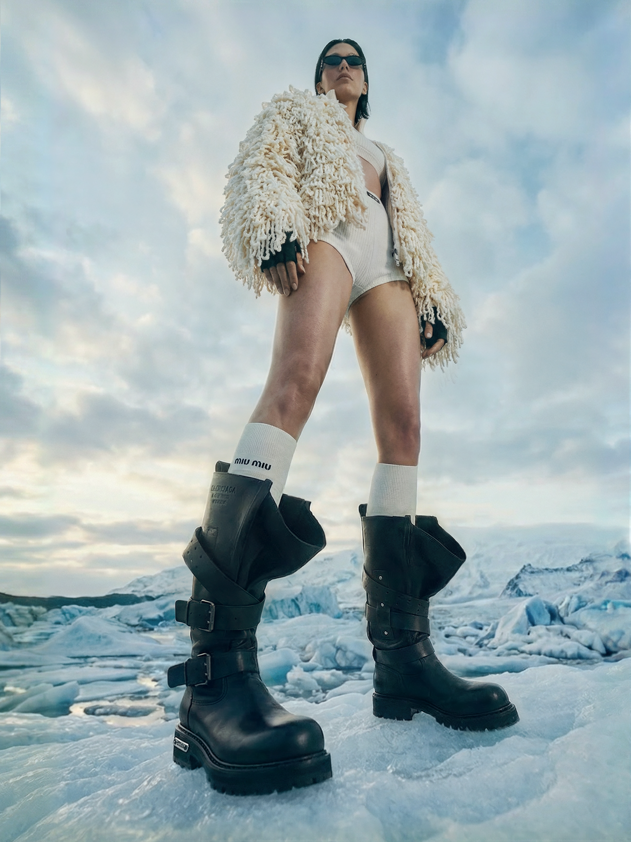 ICE SILENCE — AI Fashion Editorial. Bakunpost | AI-фото и нейрофотосессии для брендов