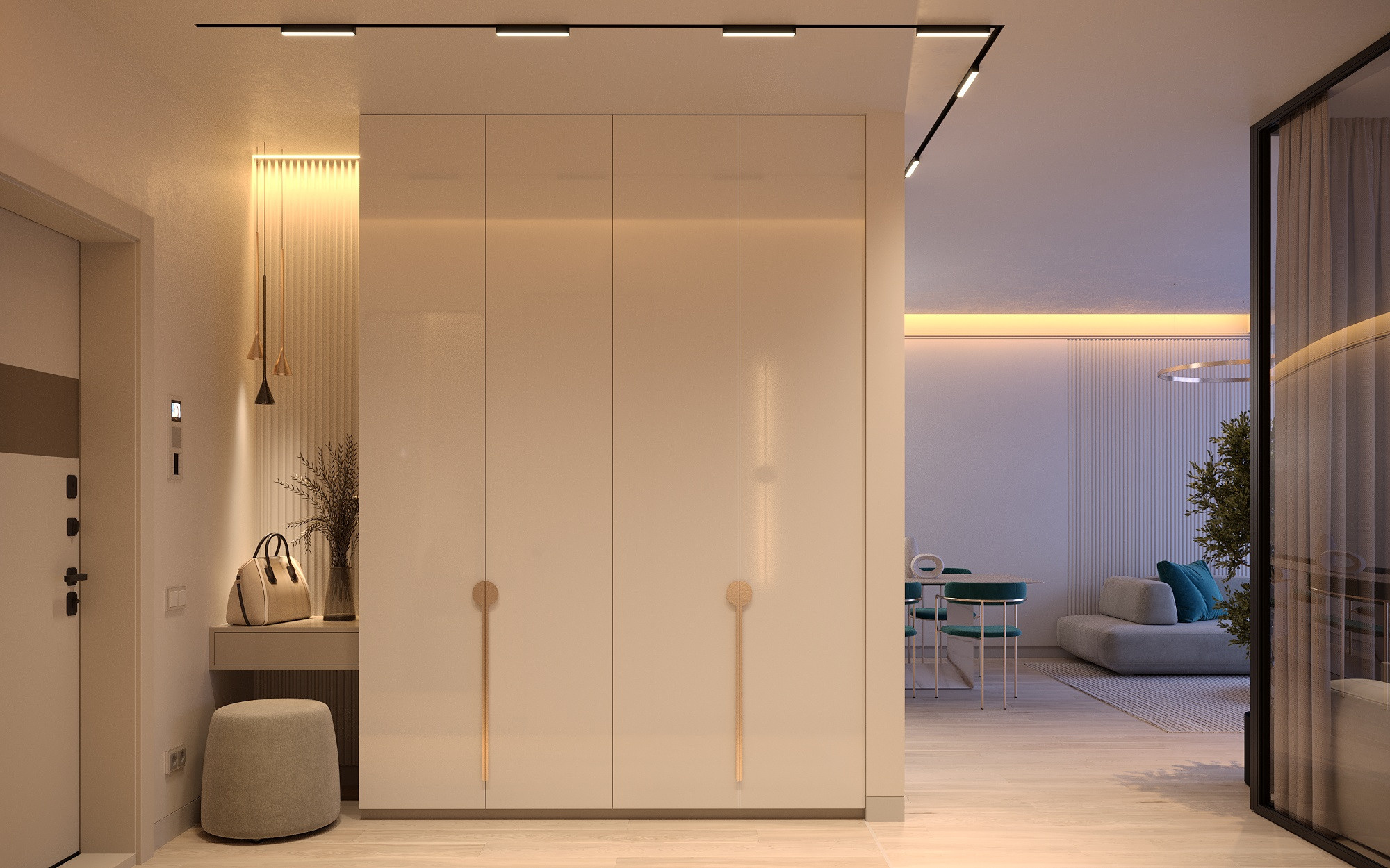 Квартира ЖК Графит 87-34 Игорь. Архитектурно-дизайнерское бюро ROOMS