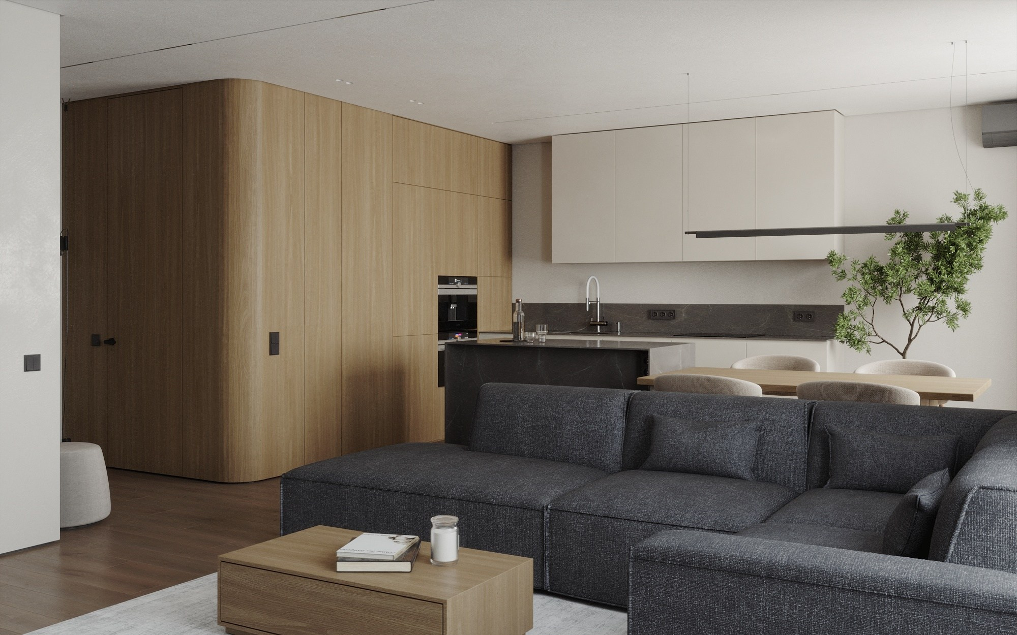 RIVIERE NOIRE. Студия дизайна интерьера ESLI.BURO
