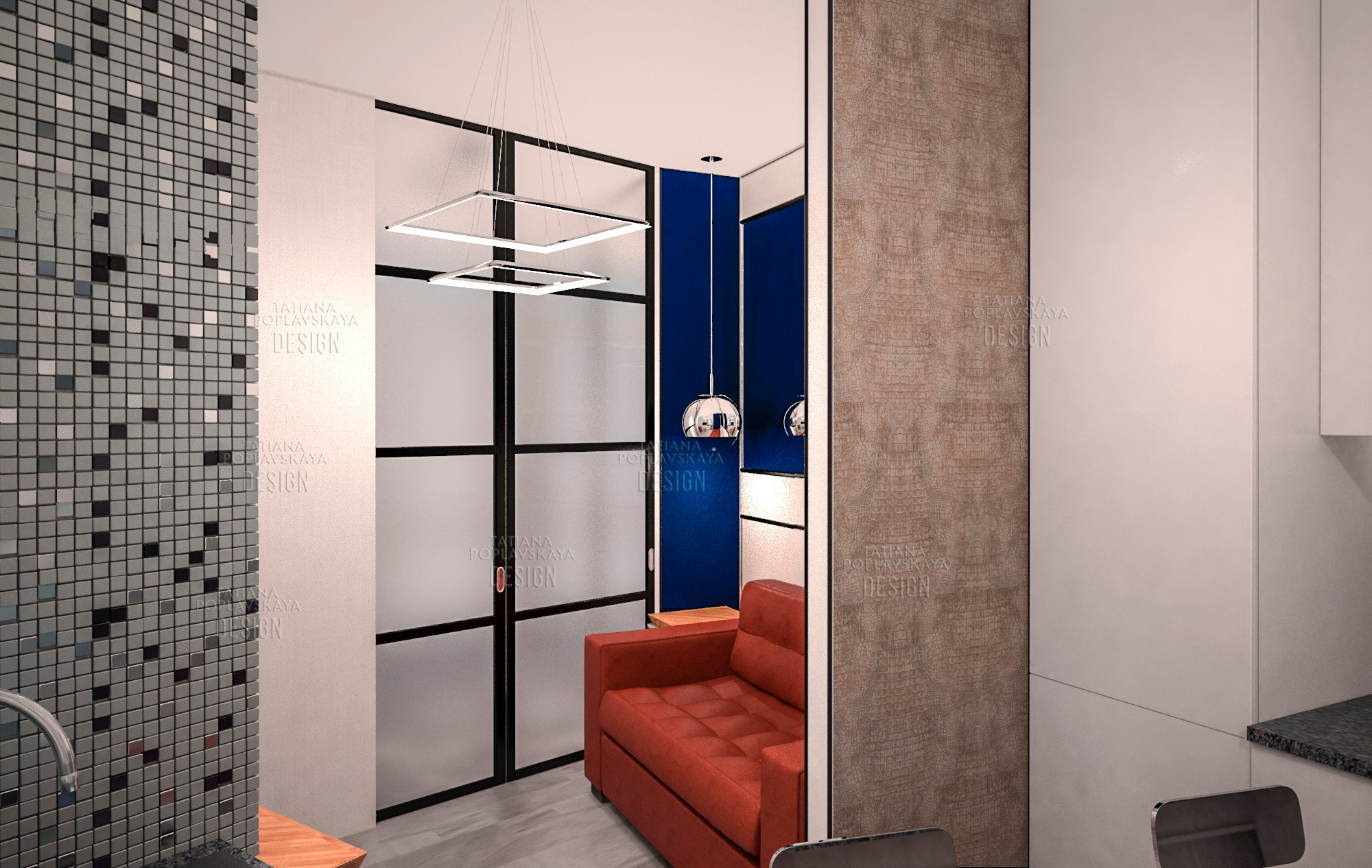 Дизайн квартиры в современном стиле. Интерьерный дизайнер в Сочи Поплавская Татьяна. Проектирование интерьеров и организация процесса ремонта