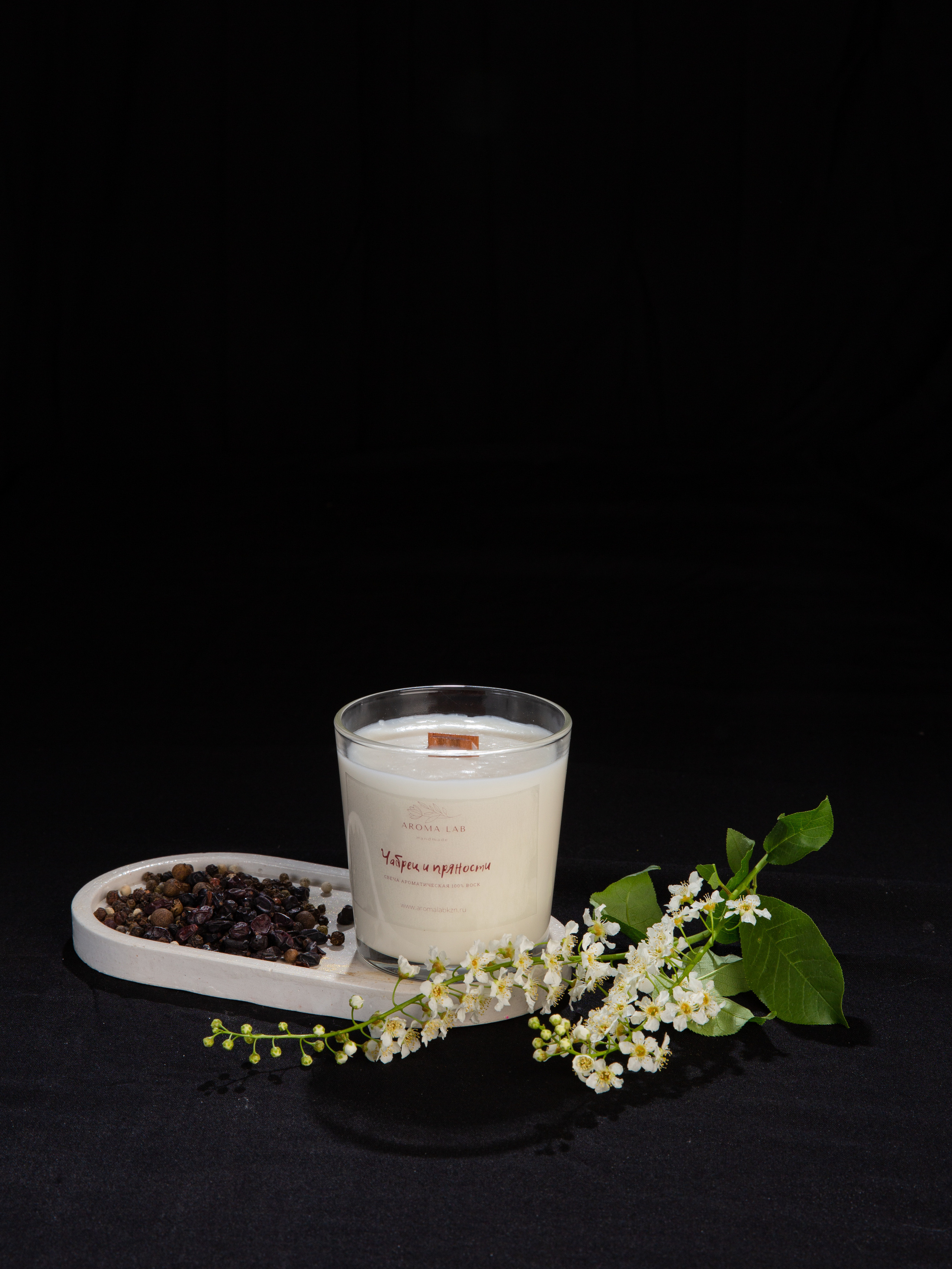 Свечи в стакане