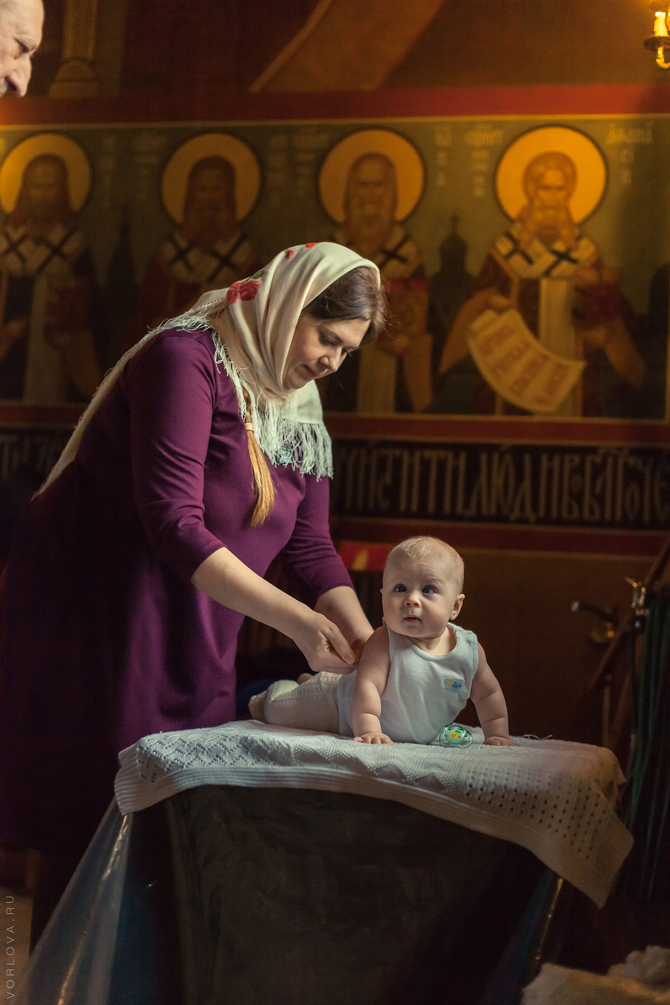 фотография крещения в храме
