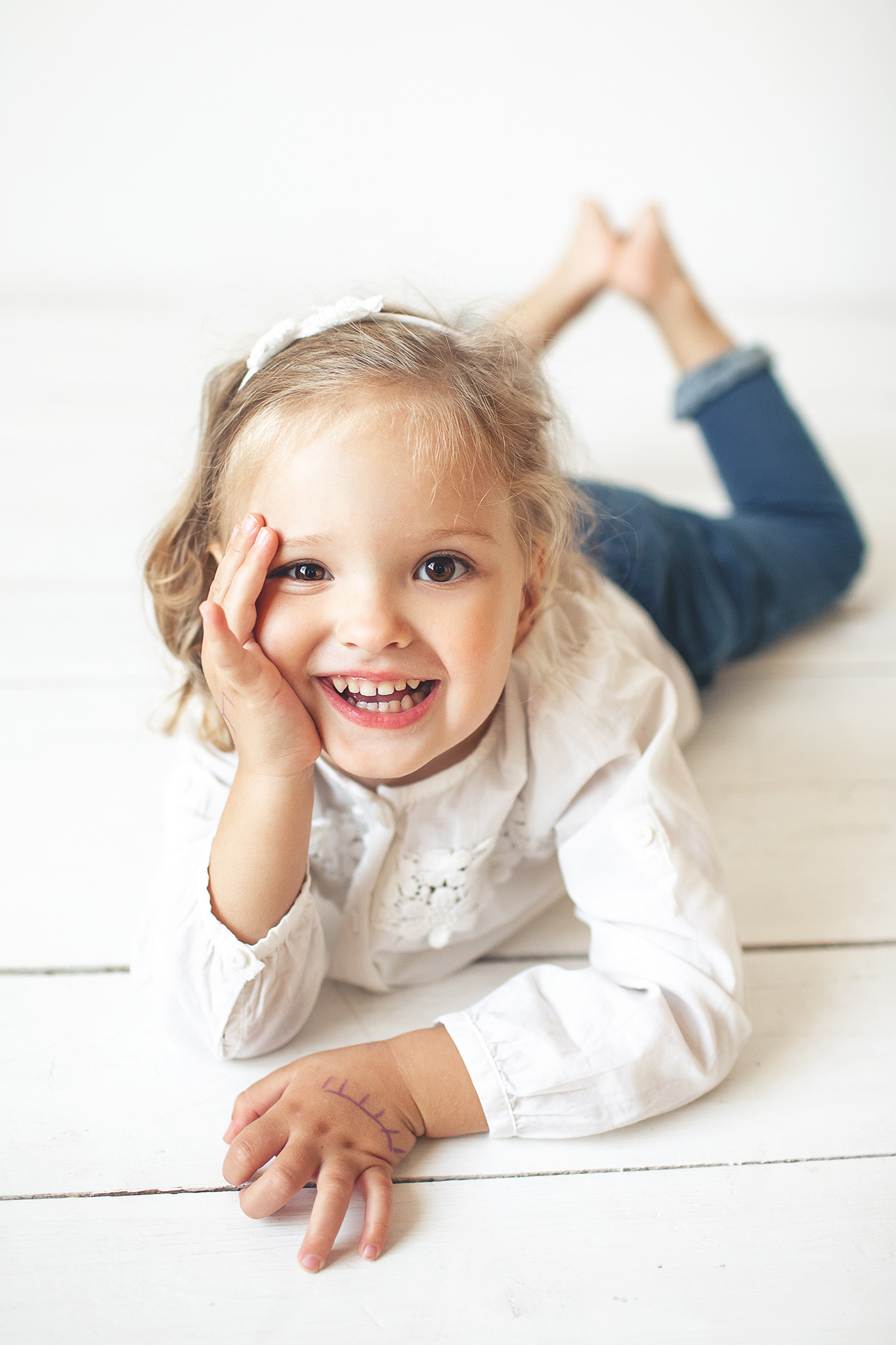 "Детский портрет" в @babylookstudio для Алисы :). Детский фотограф в Самаре