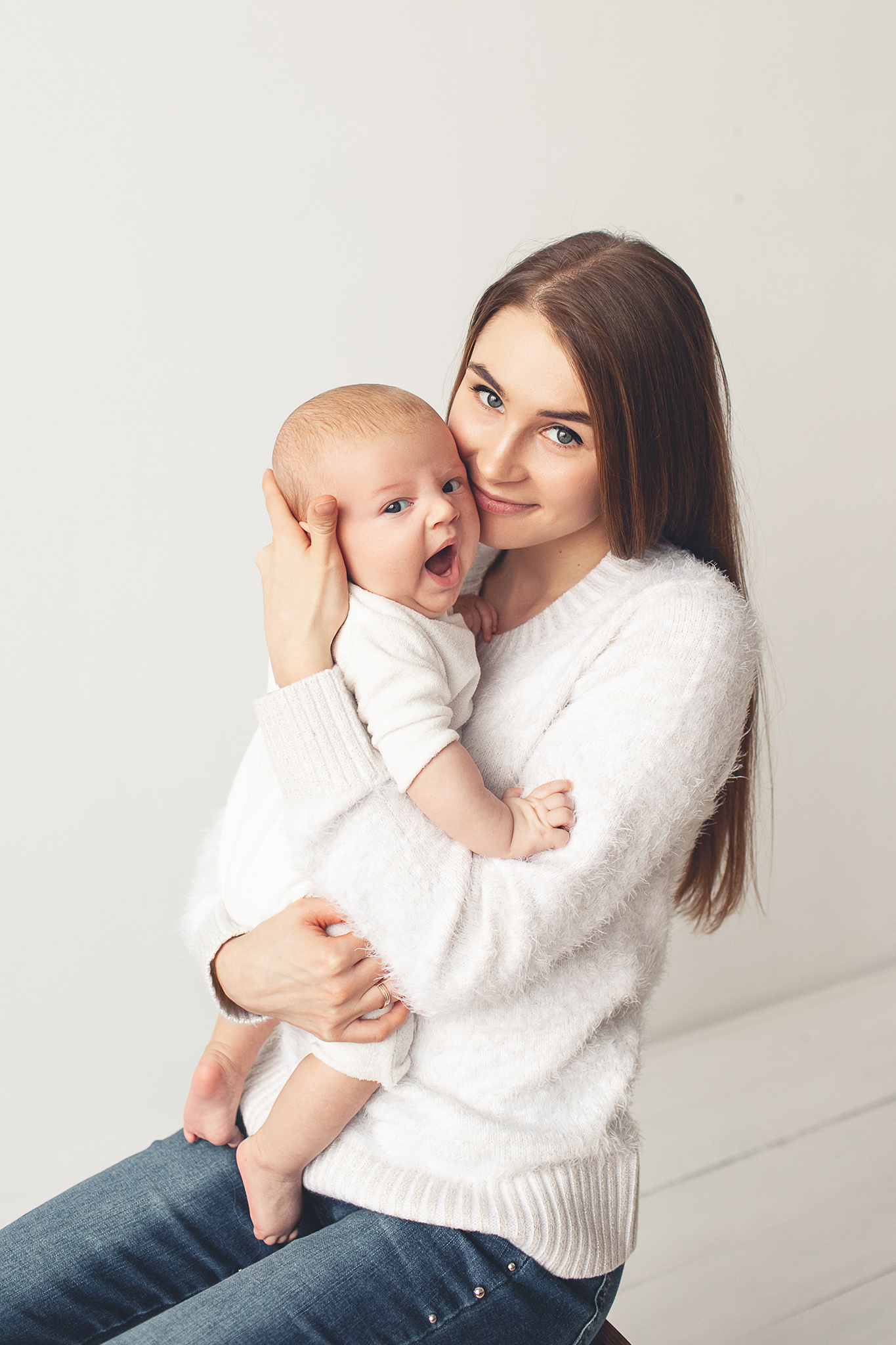 Фотосессия трёхмесячного малыша. Детский фотограф в Самаре