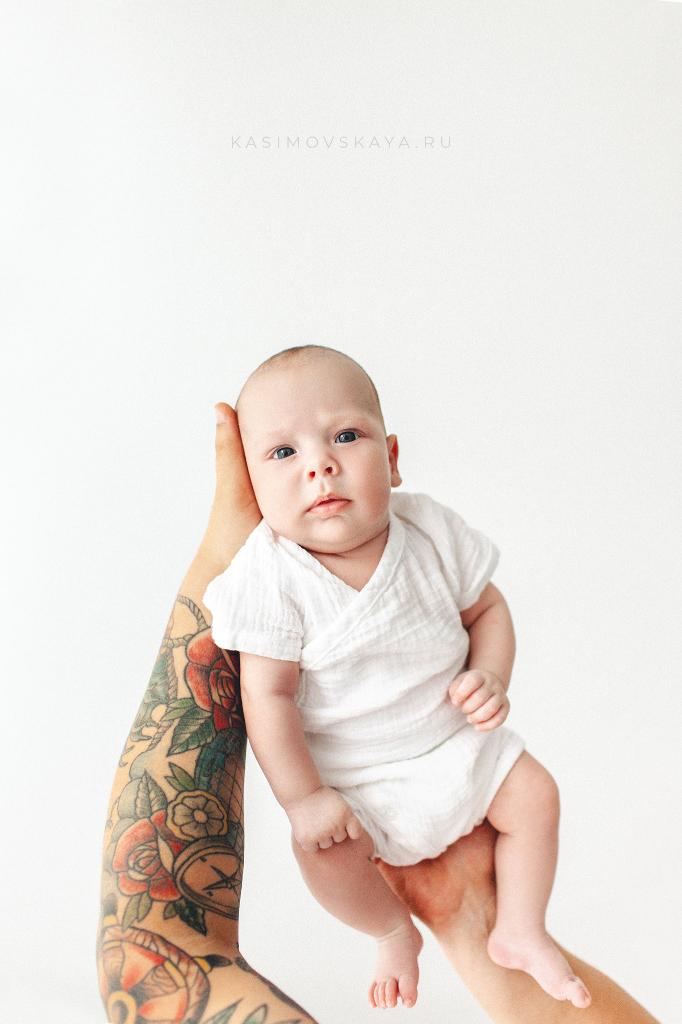 Детская фотосессия на два месяца. Детский фотограф в Самаре