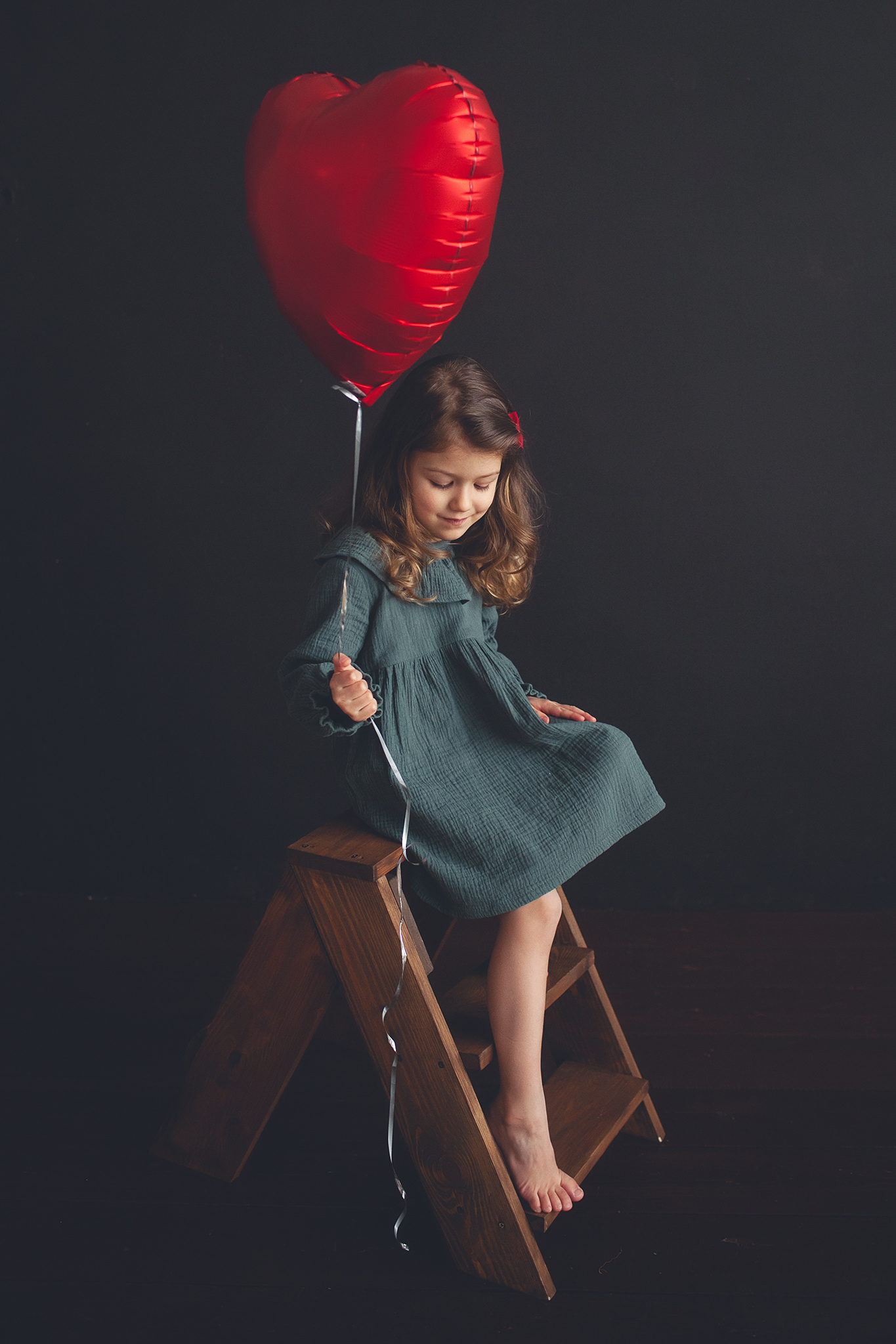 Весенний "Детский портрет" для маленькой четырёхлетней принцессы в Bab. Детский фотограф в Самаре