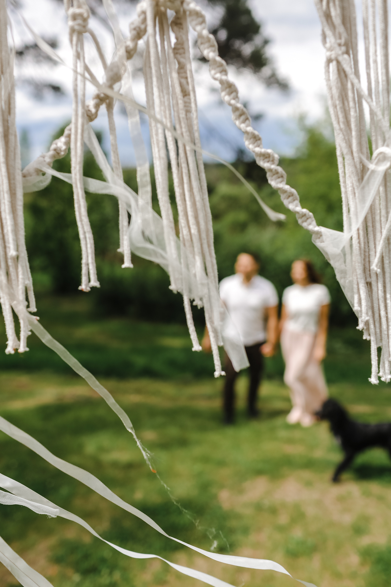 Катя и Вова. Органичность, спаниель и телефонная будка. Фотограф Антон Никандров