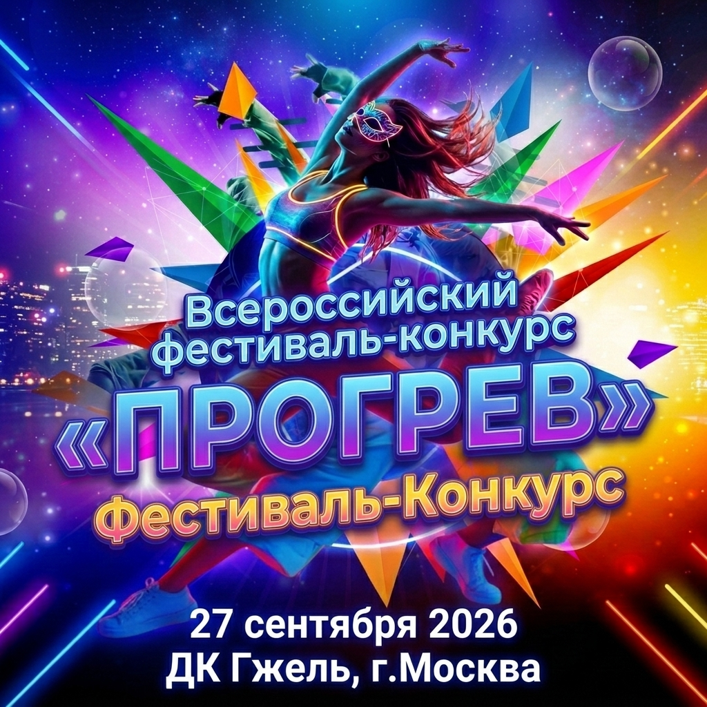 27 сентября 2026 — «Прогрев». Всероссийский фестиваль-конкурс. Золотые фестивали