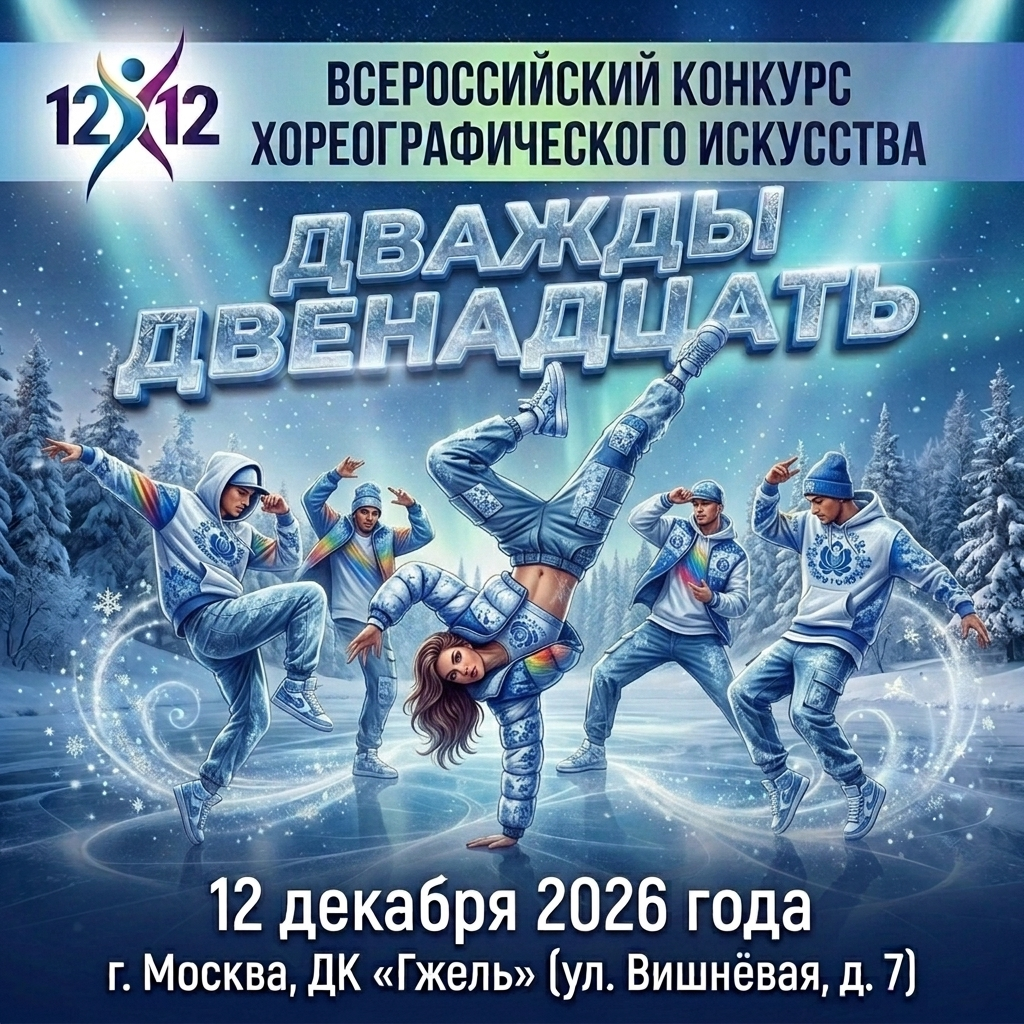 12 декабря 2026 — «Дважды двенадцать». Всероссийский конкурс хореографического искусства. Золотые фестивали