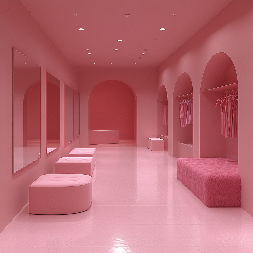 Стрит-ритейл магазин Санкт-Петербургского бренда ONLY ME, 105 м². Дизайн интерьера в Петербурге Ворфаламеева Яна