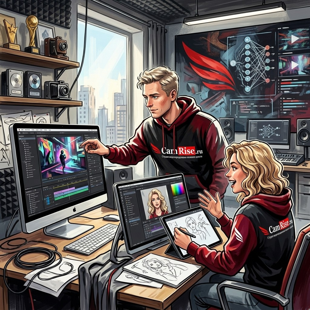 Создание ИИ контента, обучение нейросетям