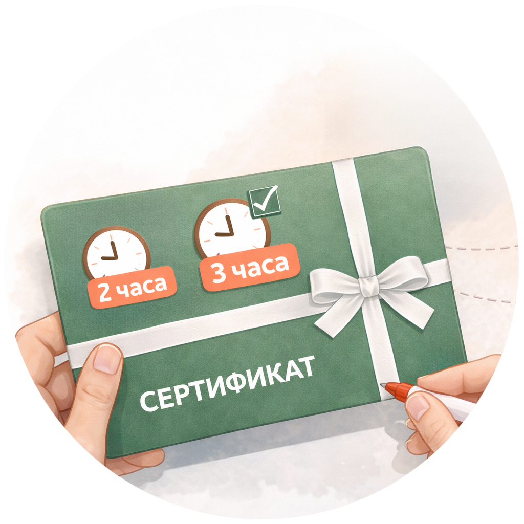 Сертификат на фотосессию в Москве