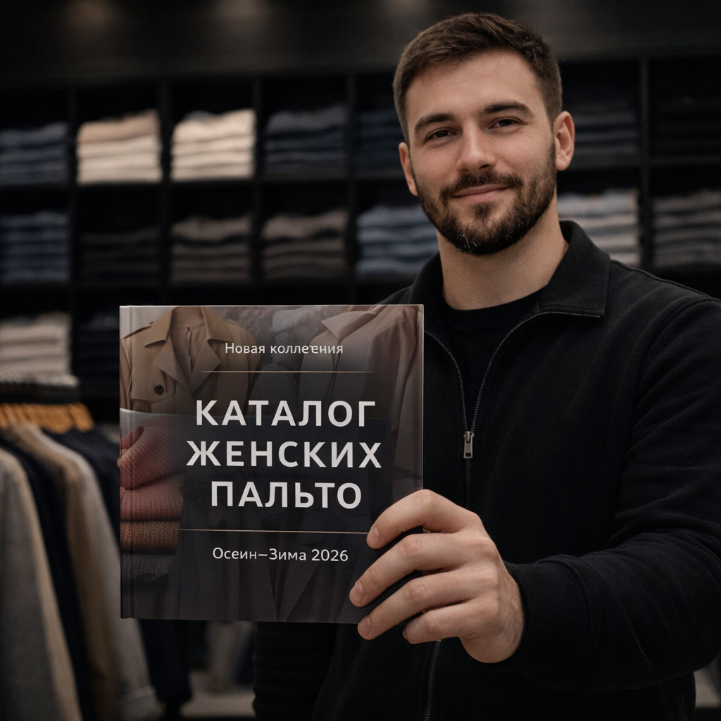 Оптовые продажи верхней одежды. Женские пальто из шерсти — заказать