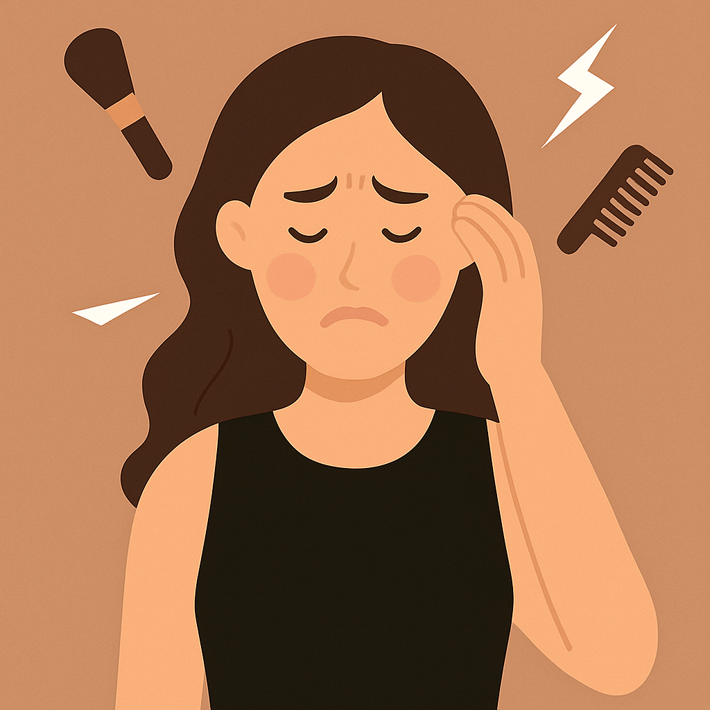 Частая ошибка на фотосессии — отсутствие макияжа и укладки ухудшают образ на фото.