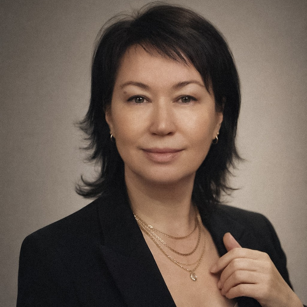 Девушка на улице сидит на ковре на голове венок из цветов в руках держит фотоаппарат