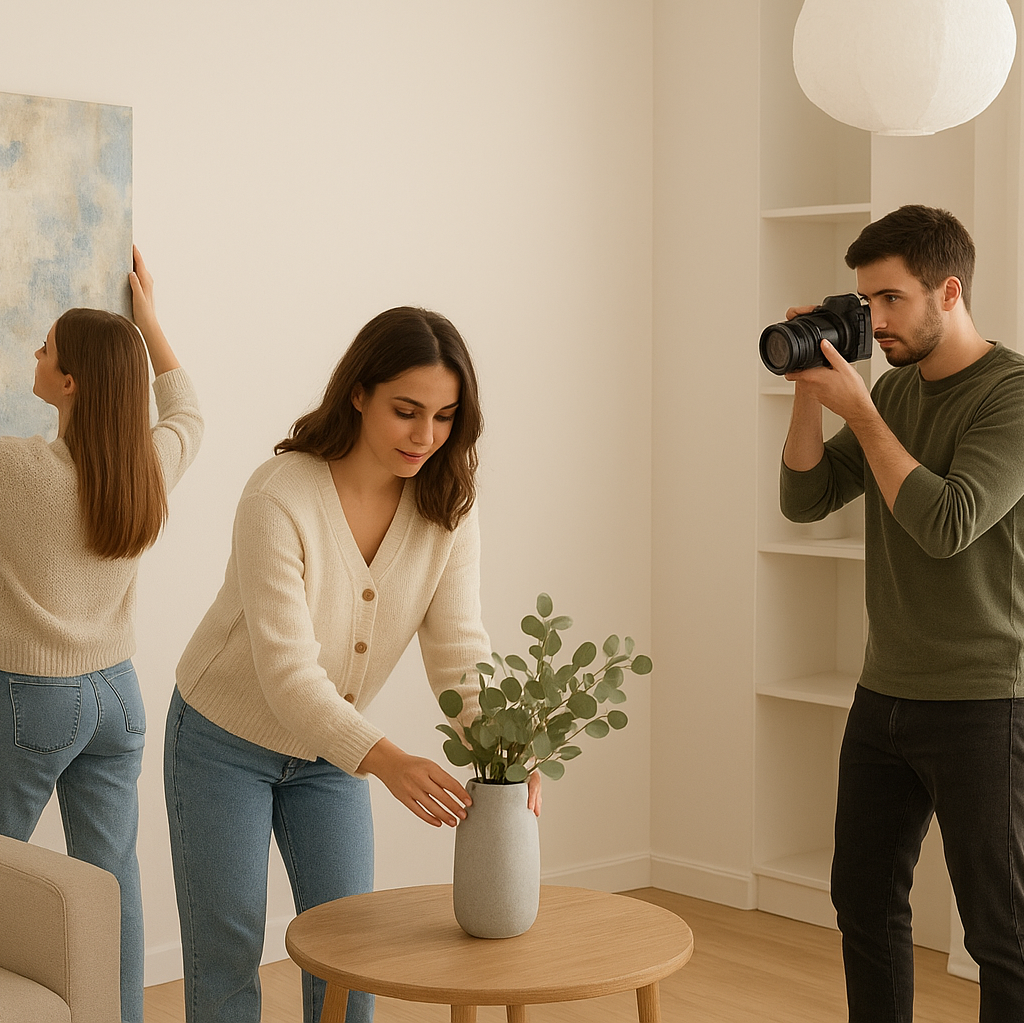 Подготовительный день к интерьерной съёмке