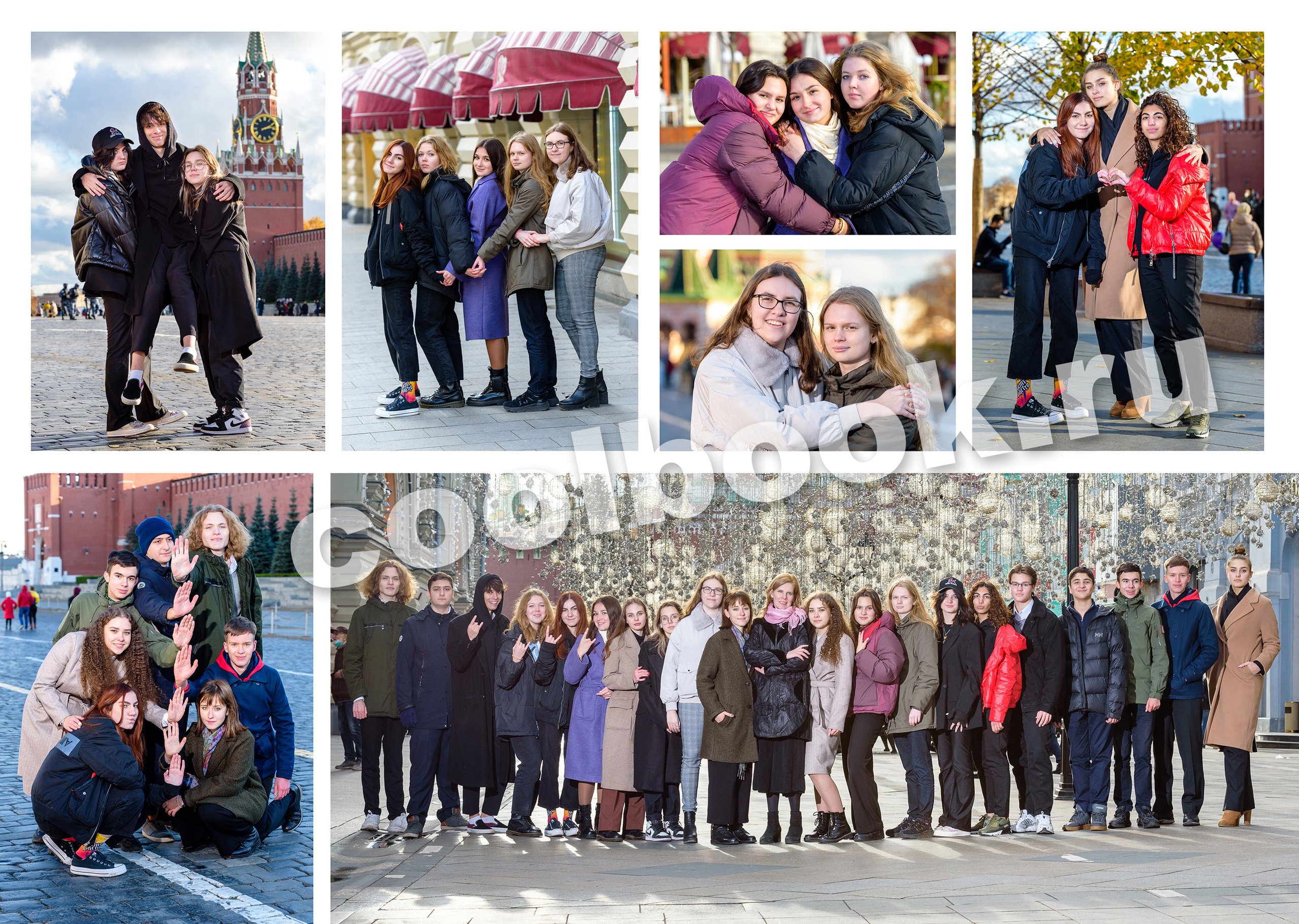 Пример разворотов альбома «MAX». Coolbook школьные выпускные альбомы Москва и МО