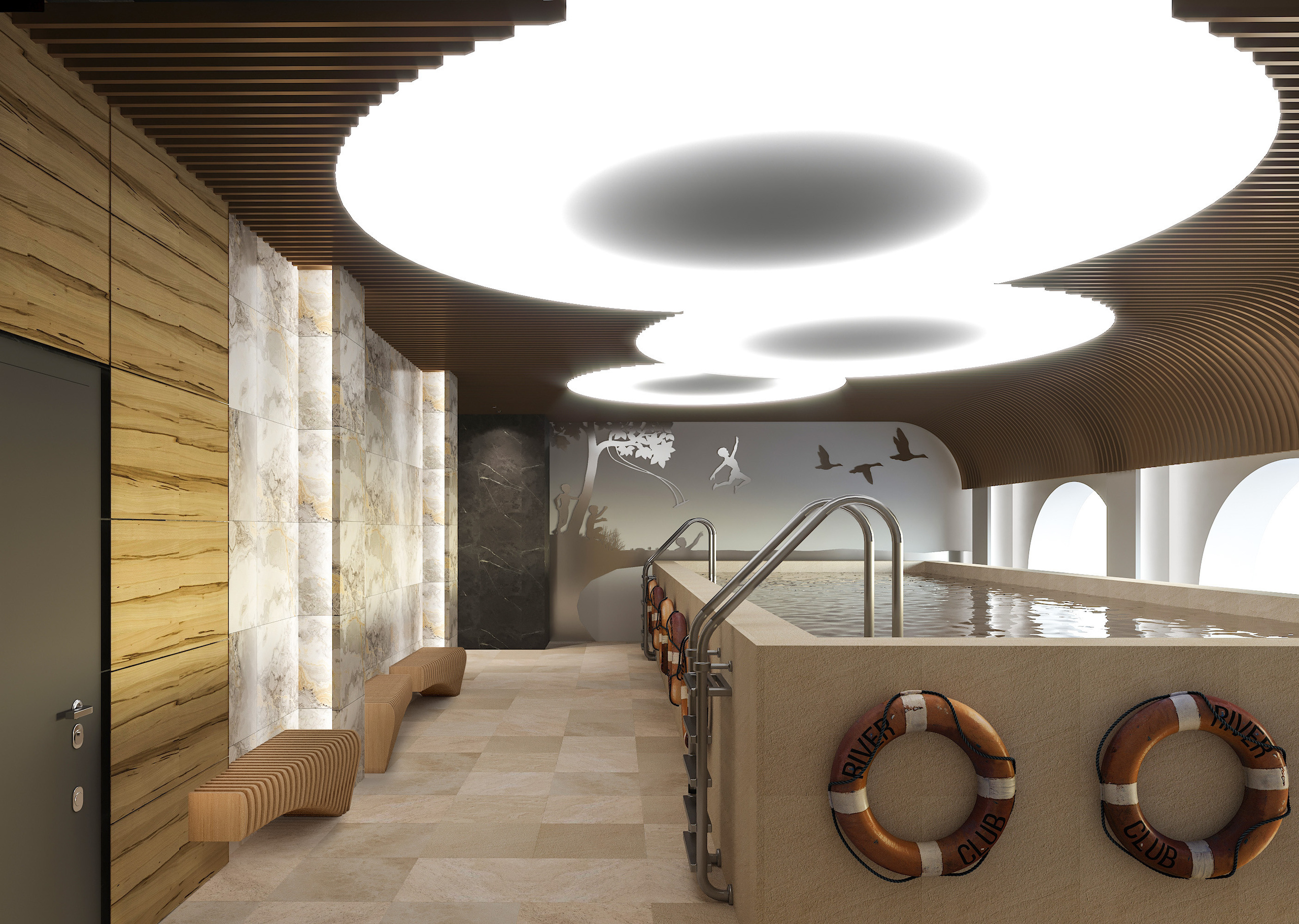 River club. Архитектурно-дизайнерское бюро ROOMS