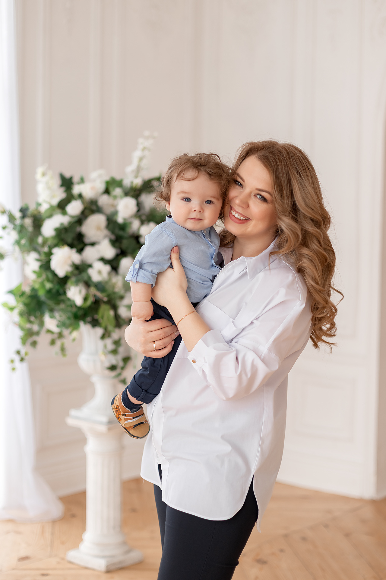 Семейная и детская фотосессия в студии. Семейный фотограф в Санкт-Петербурге Анастасия Нечаева