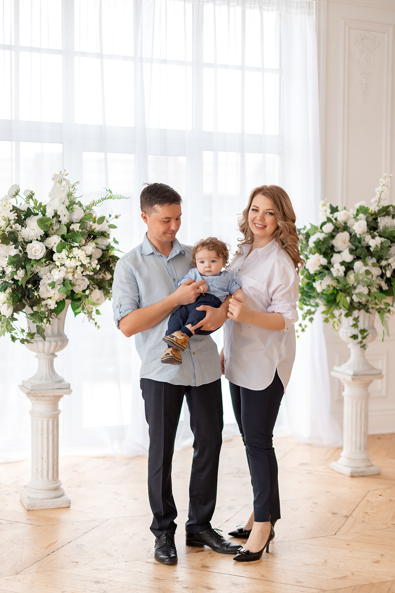 Семейная и детская фотосессия в студии. Семейный фотограф в Санкт-Петербурге Анастасия Нечаева