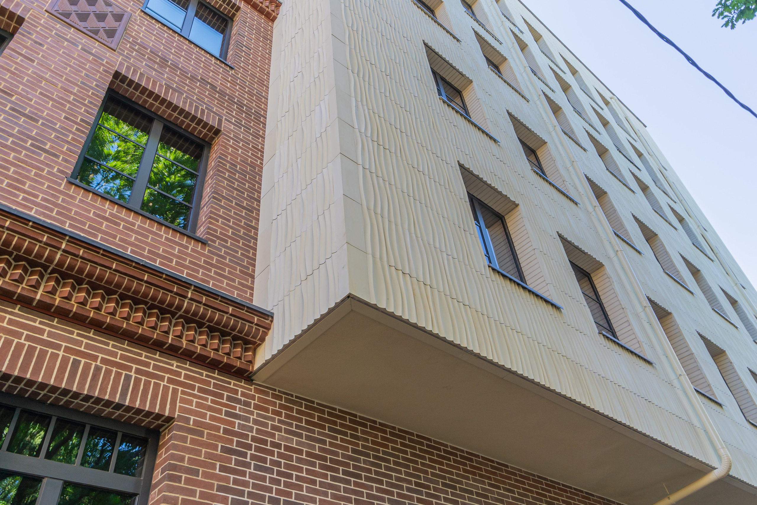 Интеграция разных фасадных материалов