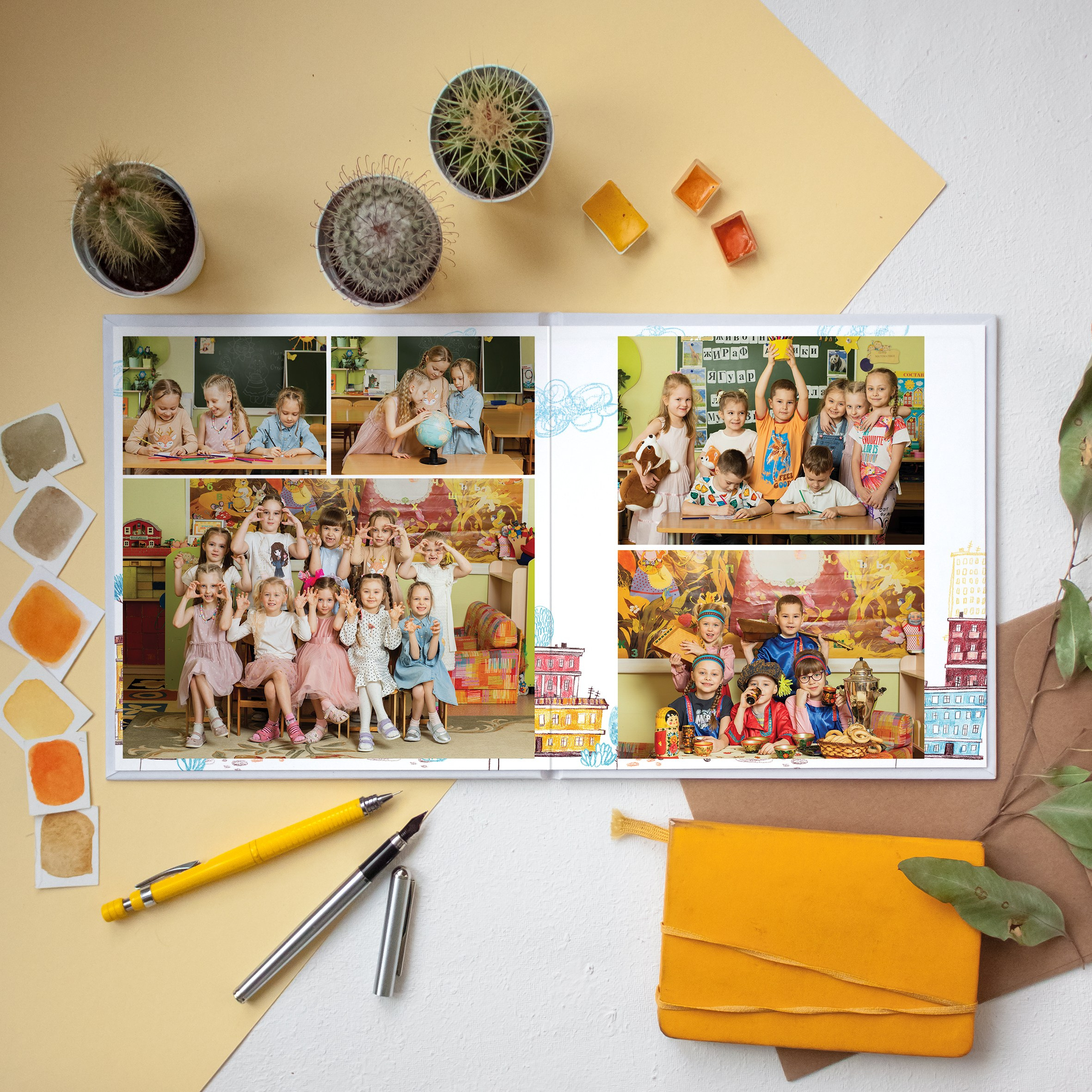 Дизайн «Городок». Выпускные альбомы в Новосибирске фотограф Надежда Ефремова