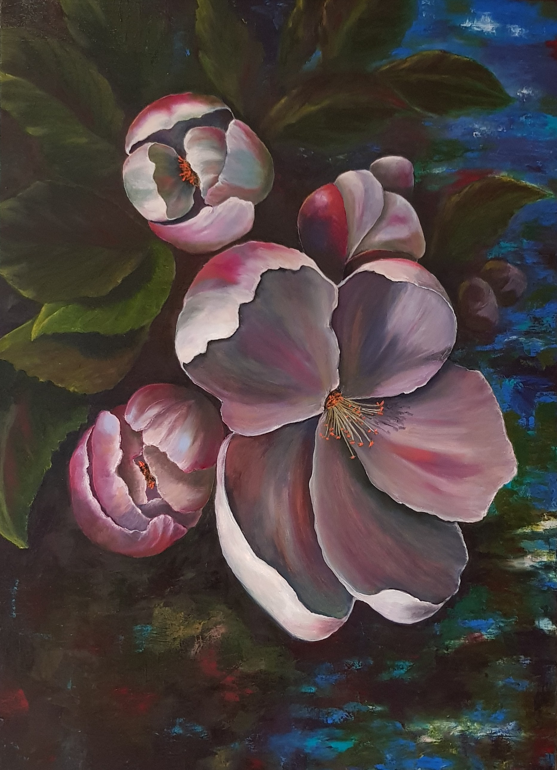 Оксана Баронина «Вечернее цветение». Декор для дома