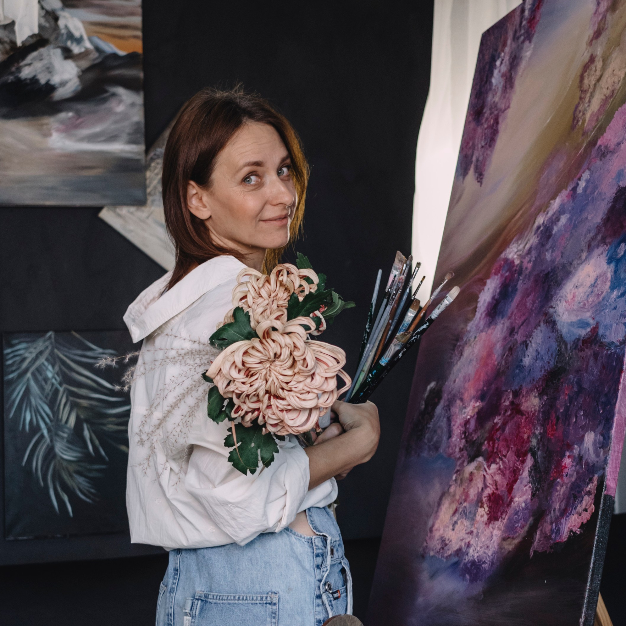 ЦВЕТЫ&ЖИВОПИСЬ