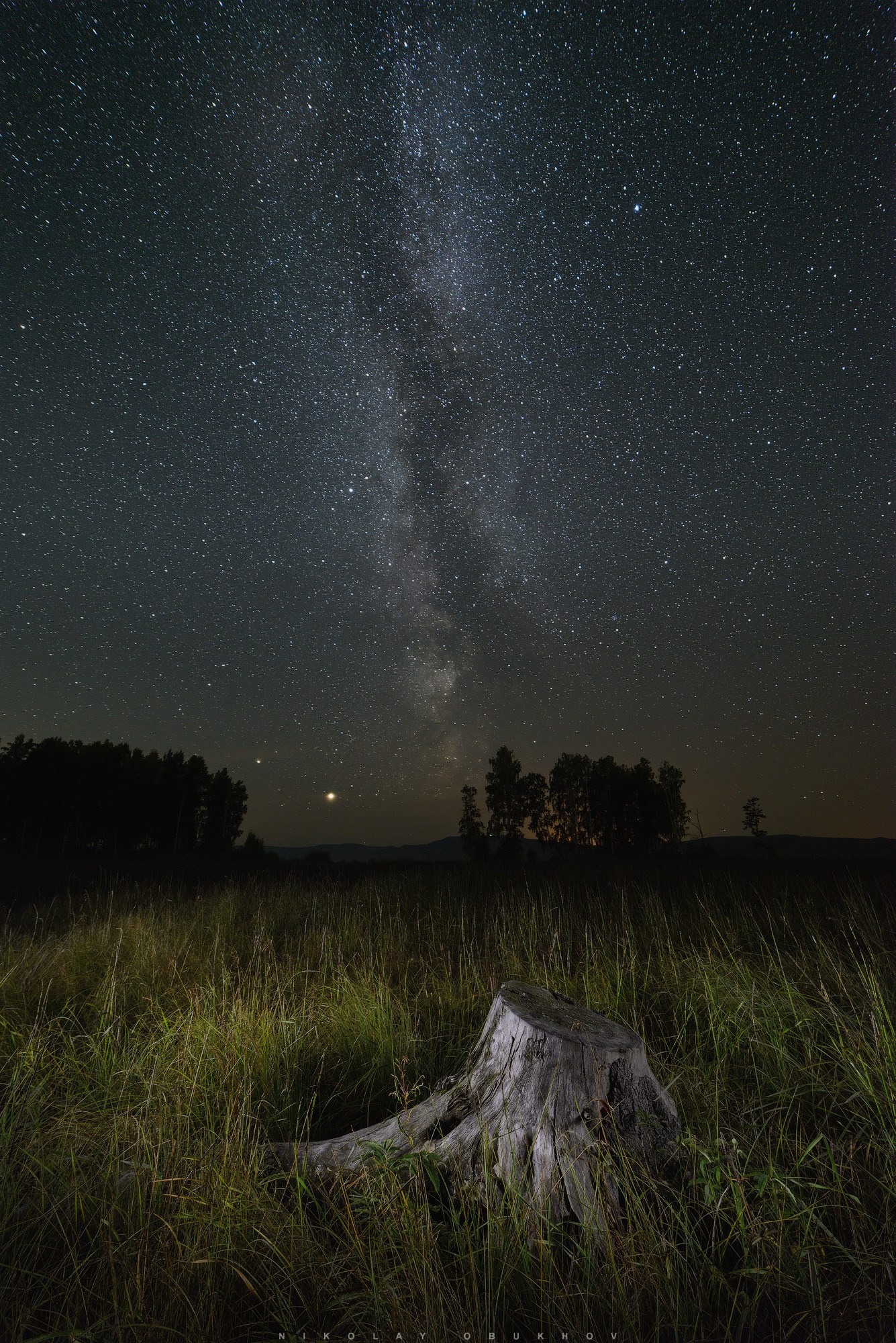 Как снимать пейзаж с Млечным Путем. Автор: Николай Обухов.