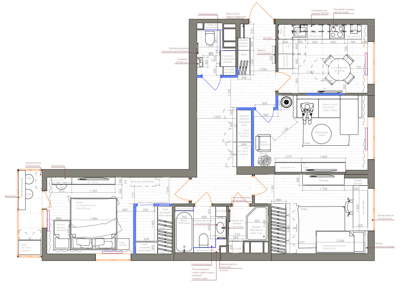 Пример планировки