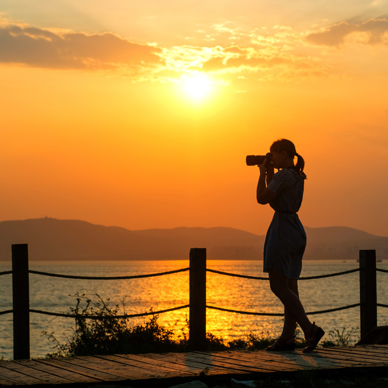девушка, фотограф в кабардинке