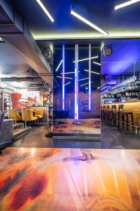 Ресторан-бар «Дали» г. Санкт-Петербург. Батракова Наталья дизайнер интерьеров Санкт-Петербург Москва Архангель