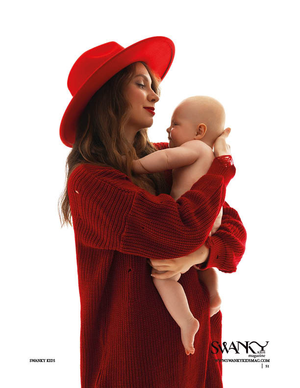 Екатерина и Максимка в Swanky kids magazine (London). Фотограф беременности, фотограф новорожденных Анна Нельзина