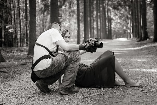 Фотосессия в Москве на природе. Свадебный фотограф Олег Шатохин  Москва и Московской область