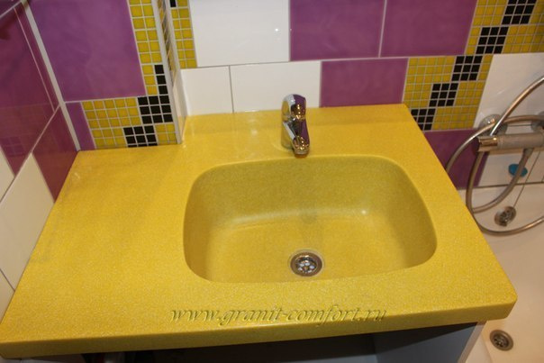 желтая раковина