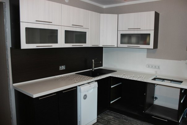 Столешницы на угловой кухонный гарнитур. Гранит-Комфорт|Столешницы из искусственного камня в Перми |Пермь