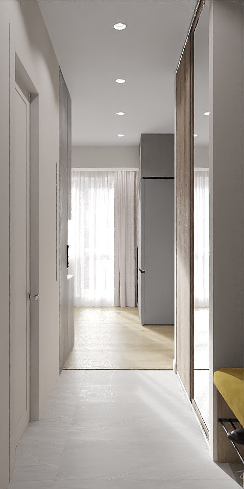 «Сдержанно-яркая» уютная квартира с двумя вариантами цветового решения. Батракова Наталья дизайнер интерьеров Санкт-Петербург Москва Архангель