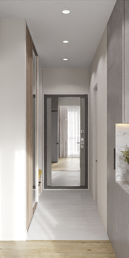 «Сдержанно-яркая» уютная квартира с двумя вариантами цветового решения. Батракова Наталья дизайнер интерьеров Санкт-Петербург Москва Архангель