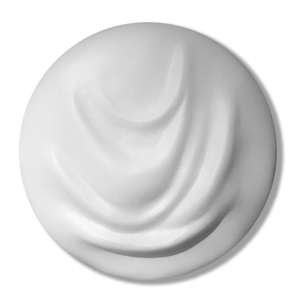 круглое панно складки