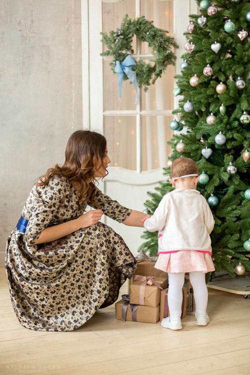 Новогодняя фотосессия замечательной семьи. Свадебный и семейный фотограф Ксения Шекк Екатеринбург