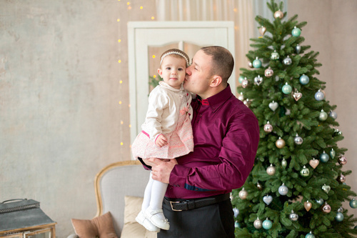 Новогодняя фотосессия замечательной семьи. Свадебный и семейный фотограф Ксения Шекк Екатеринбург