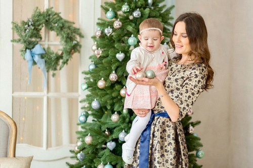 Новогодняя фотосессия замечательной семьи. Свадебный и семейный фотограф Ксения Шекк Екатеринбург