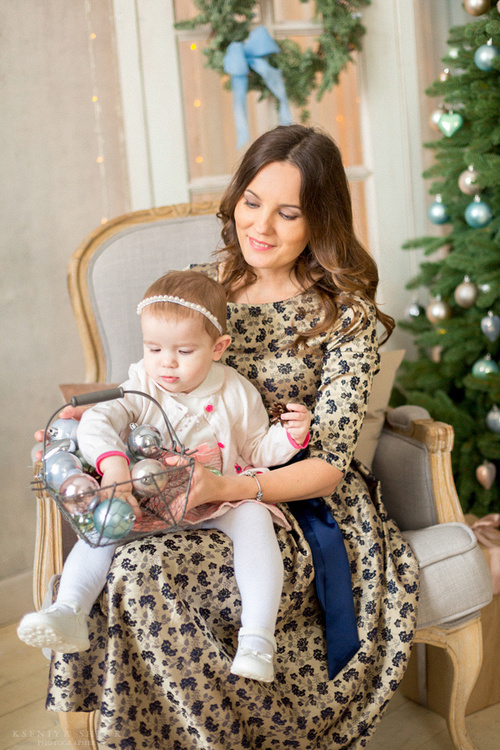 Новогодняя фотосессия замечательной семьи. Свадебный и семейный фотограф Ксения Шекк Екатеринбург