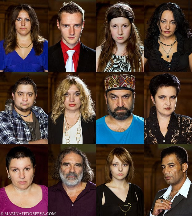 'Battle of Extrasensories' show. Marina Kanygina (Fedoseeva) photography