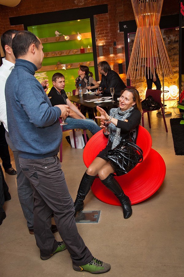 Презентация итальянской мебели в салоне LIGHTERRA, октябрь 2012. Портретные фотографы в Москве — Анна и Алексей Бородины