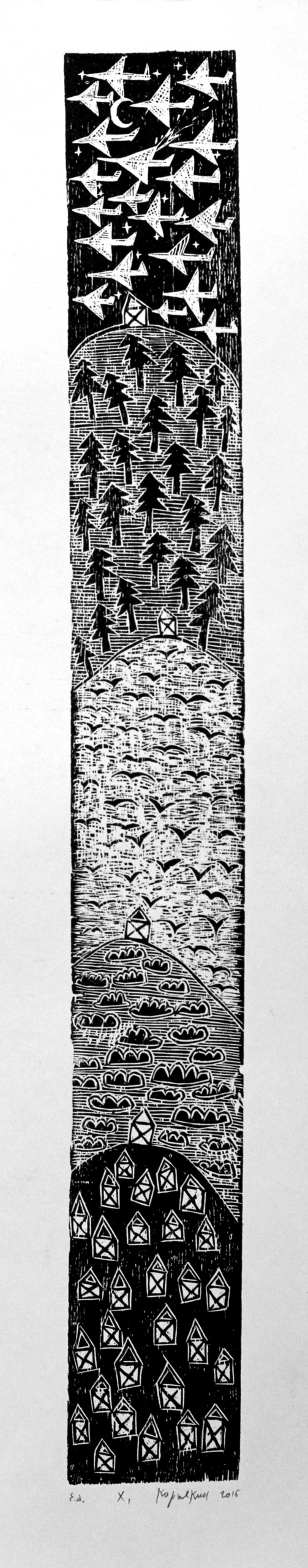 Нижнетагильская школа графики. Уральский художник-график Виктор Корьякин