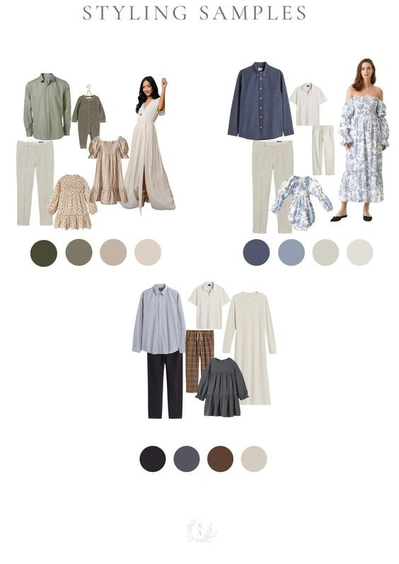 Одежда для семейной съёмки. Фотограф Белград (Сербия) Александра Дрейт