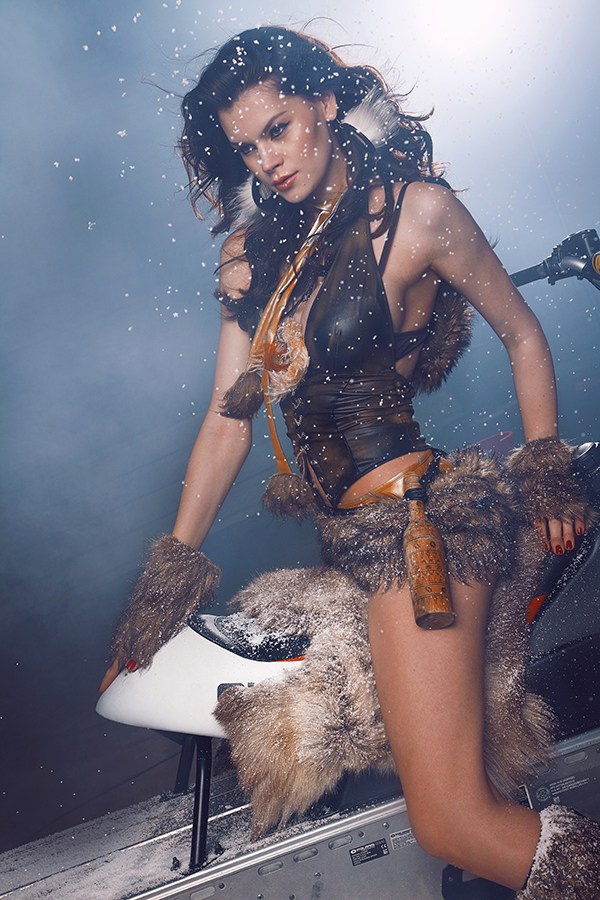 Съема календаря для снегоходного марафона "Ямалкан"