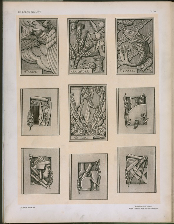 Le décor sculpté moderne. Художественная мастерская