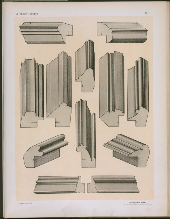 Le décor sculpté moderne. Художественная мастерская